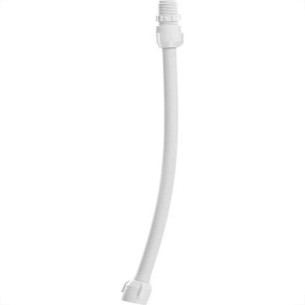 Engate Flexivel Pvc Branco Manluplast 30Cm En.30 . / Kit C/ 10