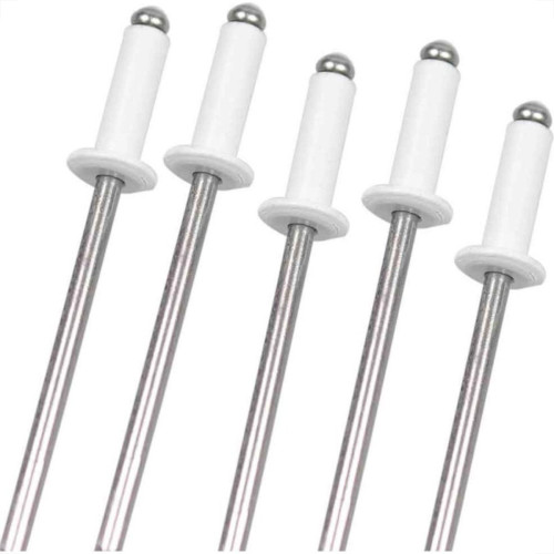 Rebite Rebitop Aluminio Branco Repuxo R312 Mil