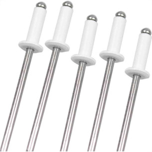 Rebite Rebitop Aluminio Branco Repuxo R319 Mil