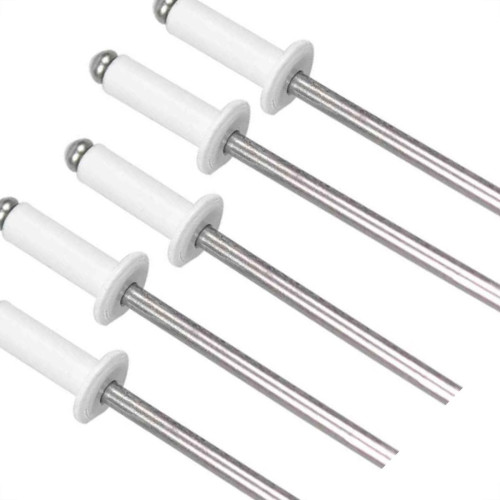 Rebite Rebitop Aluminio Branco Repuxo R416 Mil