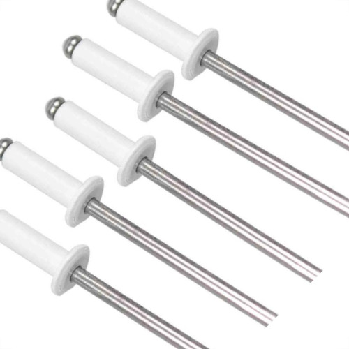 Rebite Rebitop Aluminio Branco Repuxo R516 Mil