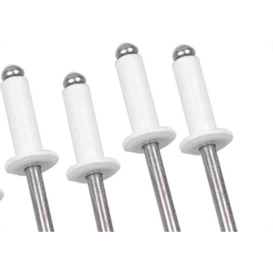 Rebite Rebitop Aluminio Branco Repuxo R516 Mil