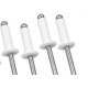 Rebite Rebitop Aluminio Branco Repuxo R516 Mil