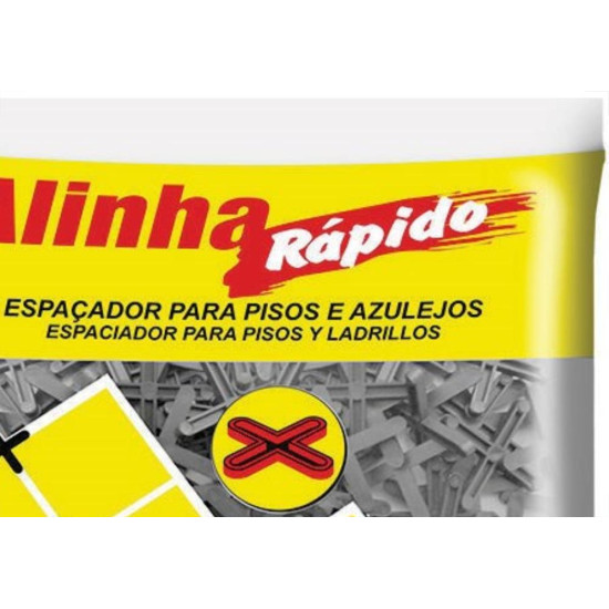 Espacador Juntalider Alinha Rapida 2Mm 100Pecas Espacador Juntalider Alinha Rapida 2Mm 100Pecas