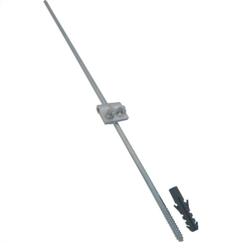 Kit C/2 - Para-Raio Terminal Aereo Com Rosca Soberba+Gram... Kit C/2 - Para-Raio Terminal Aereo Com Rosca Soberba+Gram...