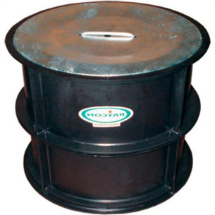 Kit C/2 - Para-Raio Caixa Inspecao Pvc 12'' Sem Tampa