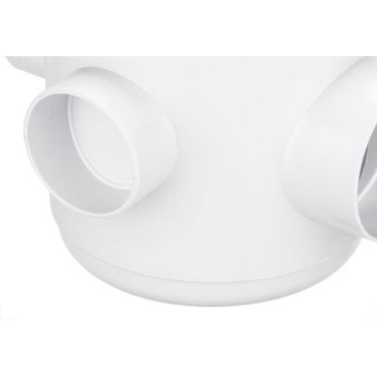 Caixa Sifonada Herc Branca Redonda 10X10X50 272