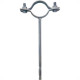 Kit C/5 - Para-Raio Suporte Para Tubo Protecao 2''Para Ch... Kit C/5 - Para-Raio Suporte Para Tubo Protecao 2''Para Ch...