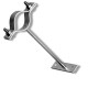 Kit C/5 - Para-Raio Suporte Para Tubo Protecao 2''Chapa E... Kit C/5 - Para-Raio Suporte Para Tubo Protecao 2''Chapa E...
