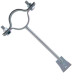 Kit C/3 - Para-Raio Suporte Para Tubo Protecao 1.1/2''Cha... Kit C/3 - Para-Raio Suporte Para Tubo Protecao 1.1/2''Cha...