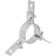Kit C/2 - Para-Raio Abracadeira 3 Estais Para Mastro 1.1/2'' Kit C/2 - Para-Raio Abracadeira 3 Estais Para Mastro 1.1/2''