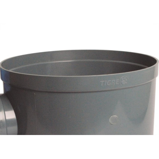 Prolongador Para Caixa De Gordura Tigre 1 Entrada 300Mm  Prolongador Para Caixa De Gordura Tigre 1 Entrada 300Mm