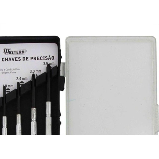 Chave De Precisao Relojoeiro Western Com 06 Pecas 106 Chave De Precisao Relojoeiro Western Com 06 Pecas 106