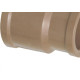 Luva Marrom Krona Liso Liso Reducao 25Mm X20Mm 450 - Kit C/50 Luva Marrom Krona Liso Liso Reducao 25Mm X20Mm 450 - Kit C/50