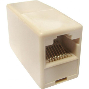 Emenda Femea Simples Para Plug Rj45 867 - Kit C/10 