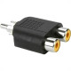 Adaptador Plug Rca X 2 Jack Rca 1089 Adaptador Plug Rca X 2 Jack Rca 1089