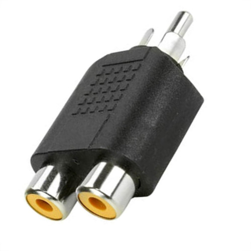 Adaptador Plug Rca X 2 Jack Rca 1089 Adaptador Plug Rca X 2 Jack Rca 1089