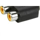 Adaptador Plug Rca X 2 Jack Rca 1089 Adaptador Plug Rca X 2 Jack Rca 1089