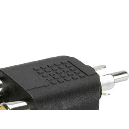 Adaptador Plug Rca X 2 Jack Rca 1089 Adaptador Plug Rca X 2 Jack Rca 1089