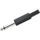 Plug P-10 Mono 6,35Mm Com Protecao Cabo 3558 - Kit C/10 Plug P-10 Mono 6,35Mm Com Protecao Cabo 3558 - Kit C/10