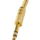 Plug P-10 Stereo 6,35Mm Dourado Com Mola 603 - Kit C/10 Plug P-10 Stereo 6,35Mm Dourado Com Mola 603 - Kit C/10