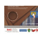 Lixa Madeira Tatu 150 A29501500050 - Kit C/50 Lixa Madeira Tatu 150 A29501500050 - Kit C/50