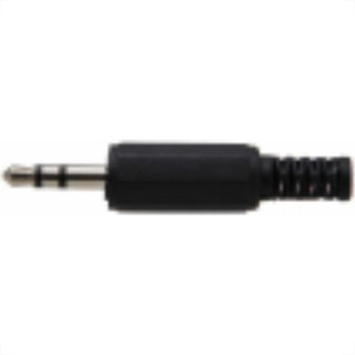 Plug P- 2 Stereo 3,50Mm Plastico 600 - Kit C/10  Plug P- 2 Stereo 3,50Mm Plastico 600 - Kit C/10