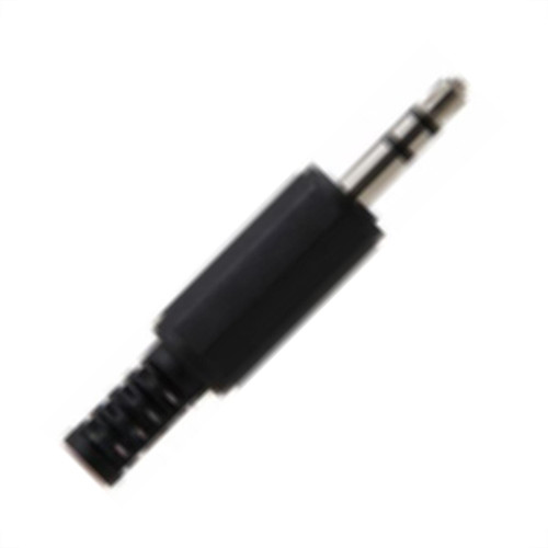 Plug P- 2 Stereo 3,50Mm Plastico 600 - Kit C/10  Plug P- 2 Stereo 3,50Mm Plastico 600 - Kit C/10