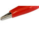 Garra Jacare Pequena Com Espaguete Para Bateria Vermelha 811 - Kit C/50 Garra Jacare Pequena Com Espaguete Para Bateria Vermelha 811 - Kit C/50