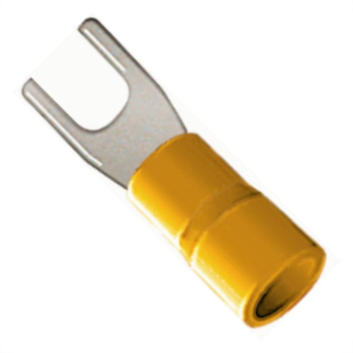 Pre-Isolado Crimper Forquilha 4/6 Amarelo M 4 Tpf23-4 100pcs Fr2492