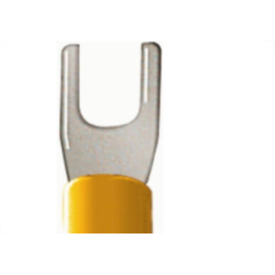 Pre-Isolado Crimper Forquilha 4/6 Amarelo M 4 Tpf23-4 100pcs Fr2492
