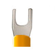Pre-Isolado Crimper Forquilha 4/6 Amarelo M 6 6951 100pcs Fr2496 Pre-Isolado Crimper Forquilha 4/6 Amarelo M 6 6951 100pcs Fr2496