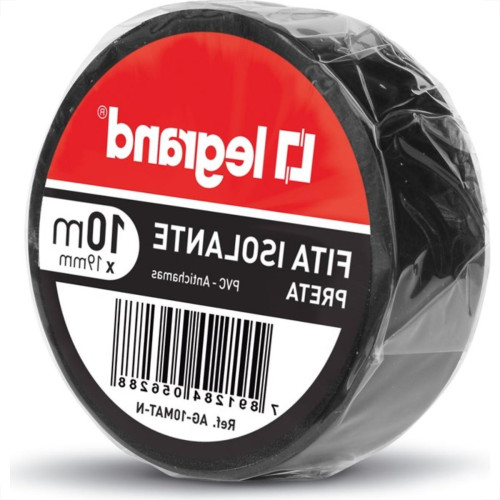 Fita Isolante Legrand 10M X 19Mm Ag-10Mat-N - Kit C/10 Fita Isolante Legrand 10M X 19Mm Ag-10Mat-N - Kit C/10
