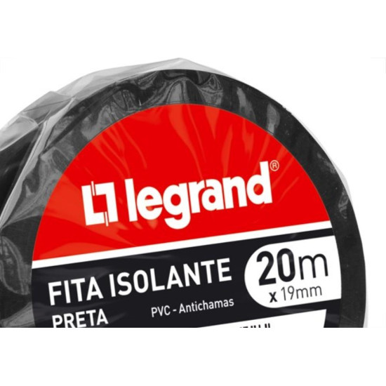 Fita Isolante Legrand 20M X 19Mm Ag-20Mat-N - Kit C/10 