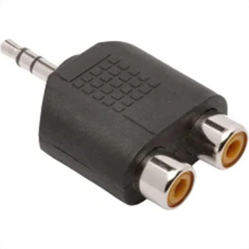Plug Adaptador P-2 Stereo Para 2 Rca 951 - Kit C/10  Plug Adaptador P-2 Stereo Para 2 Rca 951 - Kit C/10
