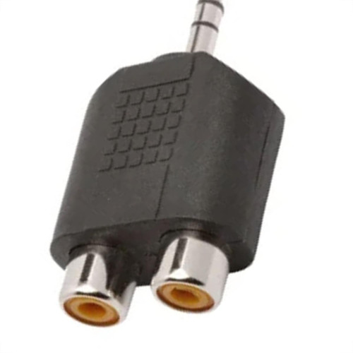 Plug Adaptador P-2 Stereo Para 2 Rca 951 - Kit C/10  Plug Adaptador P-2 Stereo Para 2 Rca 951 - Kit C/10