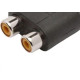 Plug Adaptador P-2 Stereo Para 2 Rca 951 - Kit C/10  Plug Adaptador P-2 Stereo Para 2 Rca 951 - Kit C/10