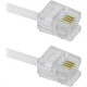 Cabo Fone Liso Jack/Jack 5M Branco 984 Cabo Fone Liso Jack/Jack 5M Branco 984