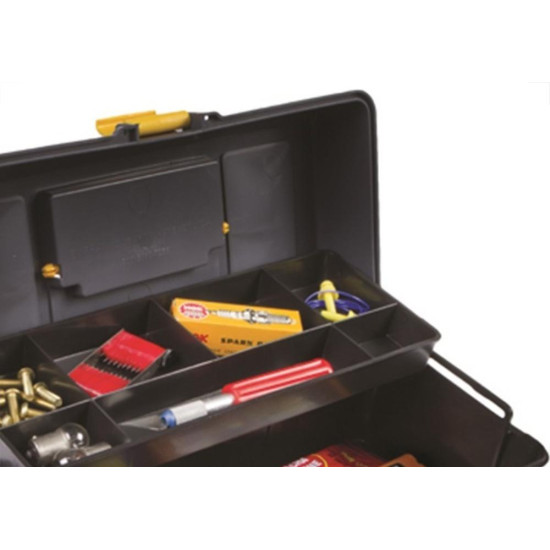 Caixa Ferramenta Emifram 12'' Com Bandeja 353 Ef-353 Caixa Ferramenta Emifram 12'' Com Bandeja 353 Ef-353