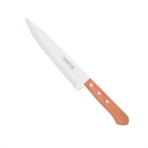 Faca Tramontina Peixeira Carbono Cabo Eucalipto 08'' - Kit C/12
