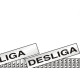 Placa Sinalizacao Aluminio 03X01 ''Liga/Desliga'' 24 Pecas 100Cq Placa Sinalizacao Aluminio 03X01 ''Liga/Desliga'' 24 Pecas 100Cq