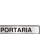 Placa Sinalizacao Aluminio 05X25 ''Portaria'' 100Dd Placa Sinalizacao Aluminio 05X25 ''Portaria'' 100Dd