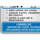 Placa Sinalizacao Aluminio 15X15 ''Procedimento Sanitario Masculino'' 120Aj Placa Sinalizacao Aluminio 15X15 ''Procedimento Sanitario Masculino'' 120Aj