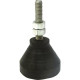 Amortecedor Monfer Borracha N.2 3/8'' 350Kg 20 - Kit C/12