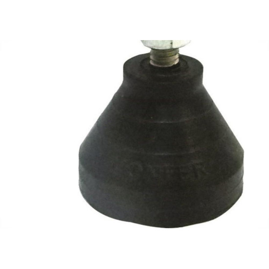 Amortecedor Monfer Borracha N.2 3/8'' 350Kg 20 - Kit C/12