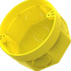 Caixinha Luz Plastica 3X3 Tigre Flex Amarela - Kit C/12 Caixinha Luz Plastica 3X3 Tigre Flex Amarela - Kit C/12