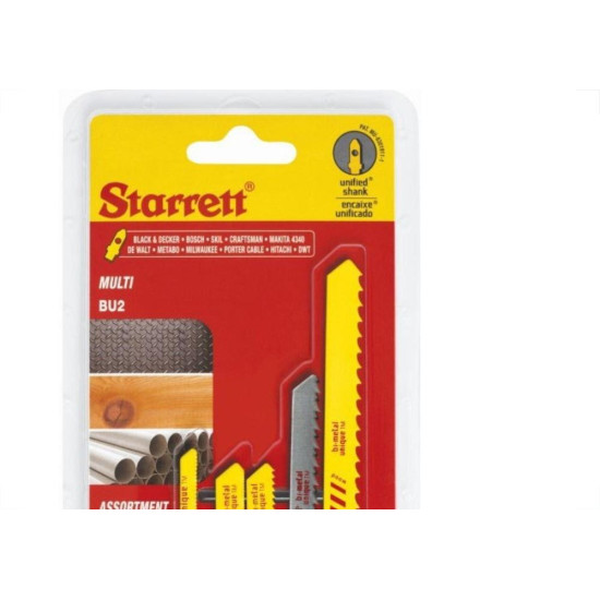 Serra Tico Starrett Multi 5Pecas Bu2 Serra Tico Starrett Multi 5Pecas Bu2