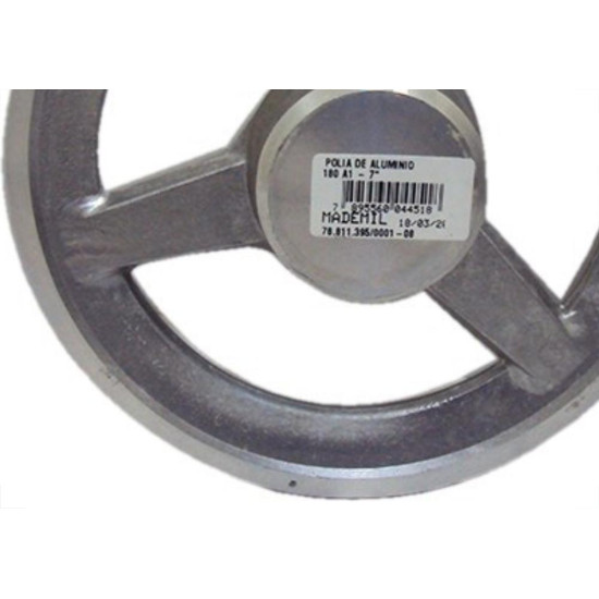 Polia Aluminio Mademil ''A'' 1 Canal 7''/180Mm Pal180A1 Polia Aluminio Mademil ''A'' 1 Canal 7''/180Mm Pal180A1