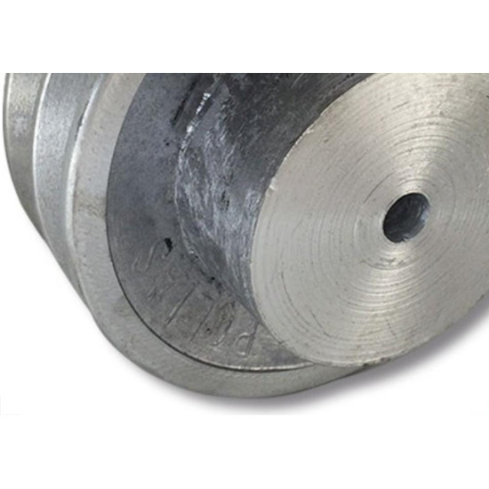 Polia Aluminio Mademil ''B'' 1 Canal 4.1/2/115 Pal115B1