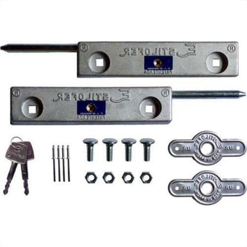 Trava Lateral Tetra Estilofer Aluminio 1Par 1 Trava Lateral Tetra Estilofer Aluminio 1Par 1